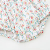 Load image into Gallery viewer, Baby Girls Flower Embroidered Rompers Wholesale 230411156
