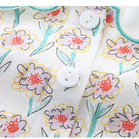 Load image into Gallery viewer, Baby Girls Flower Embroidered Rompers Wholesale 230411156

