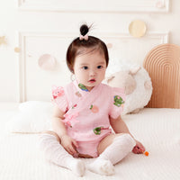 Load image into Gallery viewer, Baby Girls Cartoon Print Rompers Wholesale 230411159
