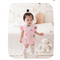 Load image into Gallery viewer, Baby Girls Cartoon Print Rompers Wholesale 230411159

