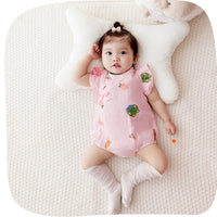 Load image into Gallery viewer, Baby Girls Cartoon Print Rompers Wholesale 230411159
