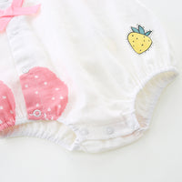 Load image into Gallery viewer, Baby Girls Cartoon Print Rompers Wholesale 230411159
