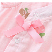 Load image into Gallery viewer, Baby Girls Cartoon Print Rompers Wholesale 230411159
