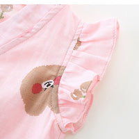 Load image into Gallery viewer, Baby Girls Cartoon Print Rompers Wholesale 230411159
