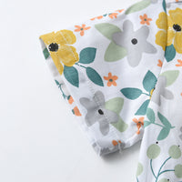 Load image into Gallery viewer, 2 Pieces Set Baby Kid Boys Flower Print Shirts And Solid Color Shorts Wholesale 230411163
