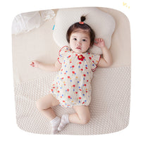 Load image into Gallery viewer, Baby Girls Flower Print Rompers Wholesale 230411170
