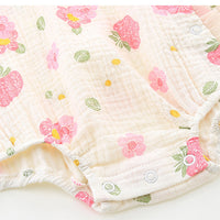 Load image into Gallery viewer, Baby Girls Flower Print Rompers Wholesale 230411170
