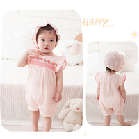 Load image into Gallery viewer, Baby Girls Flower Print Rompers Wholesale 230411173
