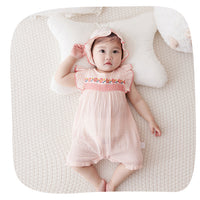 Load image into Gallery viewer, Baby Girls Flower Print Rompers Wholesale 230411173
