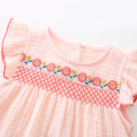 Load image into Gallery viewer, Baby Girls Flower Print Rompers Wholesale 230411173

