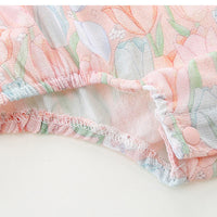 Load image into Gallery viewer, Baby Girls Flower Rabbit Print Rompers Wholesale 230411205
