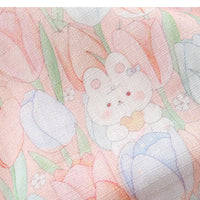 Load image into Gallery viewer, Baby Girls Flower Rabbit Print Rompers Wholesale 230411205
