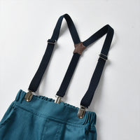 Load image into Gallery viewer, 2 Pieces Set Baby Kid Boys Birthday Party Bow Shirts And Color-blocking Jumpsuits Wholesale 23041121
