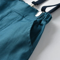 Load image into Gallery viewer, 2 Pieces Set Baby Kid Boys Birthday Party Bow Shirts And Color-blocking Jumpsuits Wholesale 23041121
