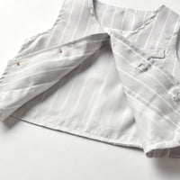 Load image into Gallery viewer, 3 Pieces Set Baby Kid Boys Birthday Party Bow Shirts Striped Vests Waistcoats And Pants Wholesale 23041123
