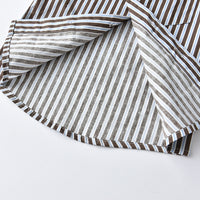 Load image into Gallery viewer, 2 Pieces Set Baby Kid Boys Striped Bow Shirts And Solid Color Shorts Wholesale 230411236
