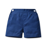 Load image into Gallery viewer, 2 Pieces Set Baby Kid Boys Striped Bow Shirts And Solid Color Shorts Wholesale 230411236
