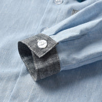 Load image into Gallery viewer, 2 Pieces Set Baby Kid Boys Birthday Color-blocking Bow Shirts And Solid Color Pants Wholesale 23041124
