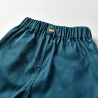 Load image into Gallery viewer, 2 Pieces Set Baby Kid Boys Birthday Color-blocking Bow Shirts And Solid Color Pants Wholesale 23041124
