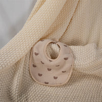 Load image into Gallery viewer, Baby Unisex Rainbow Love heart Polka dots Print Baby Bibs Wholesale 230411254
