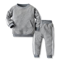 Load image into Gallery viewer, 2 Pieces Set Baby Kid Boys Striped Tops And Pants Wholesale 23041126
