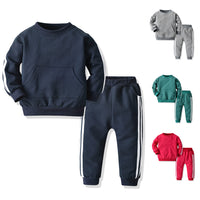 Load image into Gallery viewer, 2 Pieces Set Baby Kid Boys Striped Tops And Pants Wholesale 23041126
