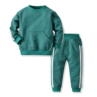 Load image into Gallery viewer, 2 Pieces Set Baby Kid Boys Striped Tops And Pants Wholesale 23041126

