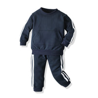 Load image into Gallery viewer, 2 Pieces Set Baby Kid Boys Striped Tops And Pants Wholesale 23041126
