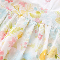 Load image into Gallery viewer, Baby Girls Flower Embroidered Print Rompers Wholesale 230411279
