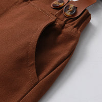 Load image into Gallery viewer, 2 Pieces Set Baby Boys Solid Color Bow Rompers And Jumpsuits Wholesale 230411299
