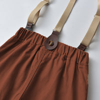 Load image into Gallery viewer, 2 Pieces Set Baby Boys Solid Color Bow Rompers And Jumpsuits Wholesale 230411299
