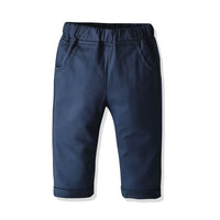 Load image into Gallery viewer, 3 Pieces Set Baby Kid Boys Birthday Party Bow Print Shirts And Solid Color Vests Waistcoats And Pants Wholesale 23041130
