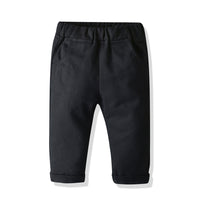 Load image into Gallery viewer, 3 Pieces Set Baby Kid Boys Birthday Party Bow Print Shirts And Solid Color Vests Waistcoats And Pants Wholesale 23041130
