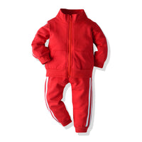 Load image into Gallery viewer, 2 Pieces Set Baby Kid Boys Striped Jackets Outwears And Pants Wholesale 23041131
