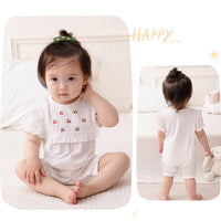 Load image into Gallery viewer, Baby Girls Fruit Print Rompers Wholesale 230411312

