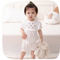 Load image into Gallery viewer, Baby Girls Fruit Print Rompers Wholesale 230411312
