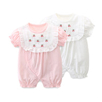 Load image into Gallery viewer, Baby Girls Fruit Print Rompers Wholesale 230411312
