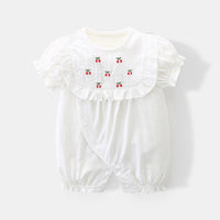 Load image into Gallery viewer, Baby Girls Fruit Print Rompers Wholesale 230411312
