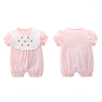 Load image into Gallery viewer, Baby Girls Fruit Print Rompers Wholesale 230411312
