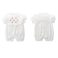 Load image into Gallery viewer, Baby Girls Fruit Print Rompers Wholesale 230411312
