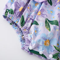 Load image into Gallery viewer, Baby Girls Flower Print Rompers Wholesale 230411313
