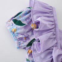 Load image into Gallery viewer, Baby Girls Flower Print Rompers Wholesale 230411313
