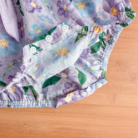 Load image into Gallery viewer, Baby Girls Flower Print Rompers Wholesale 230411313
