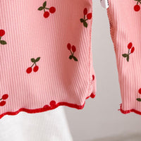 Load image into Gallery viewer, 2 Pieces Set Baby Kid Girls Flower Print T-Shirts And Pants Wholesale 230411318
