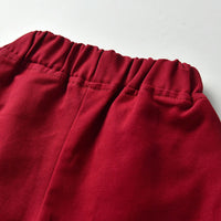 Load image into Gallery viewer, 3 Pieces Set Baby Kid Boys Birthday Bow Print Shirts And Solid Color Vests Waistcoats And Pants Wholesale 23041132
