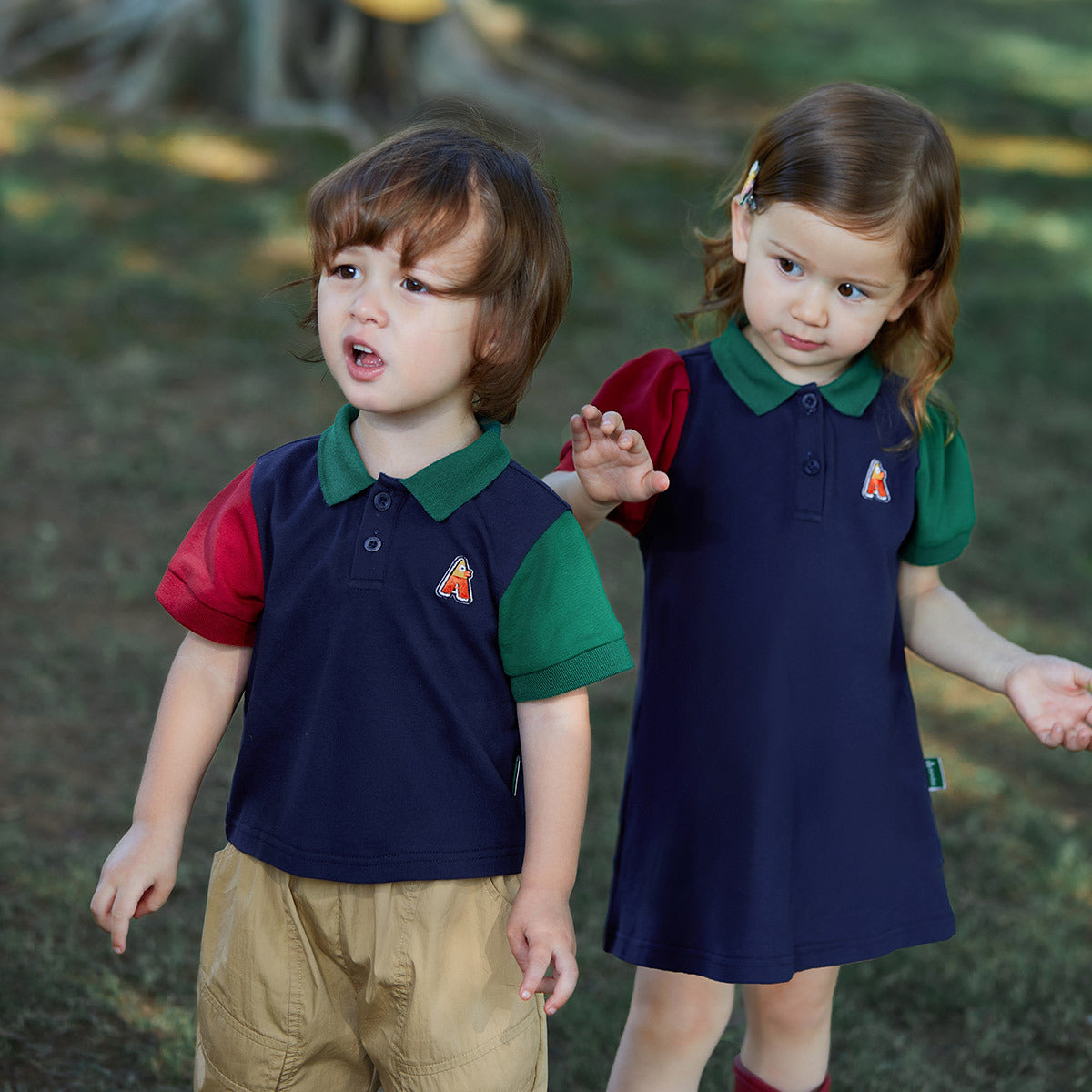 Baby Kid Boys Color-blocking Polo Shirts Wholesale 230411347