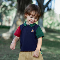Load image into Gallery viewer, Baby Kid Boys Color-blocking Polo Shirts Wholesale 230411347
