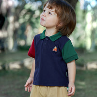 Load image into Gallery viewer, Baby Kid Boys Color-blocking Polo Shirts Wholesale 230411347
