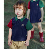Load image into Gallery viewer, Baby Kid Boys Color-blocking Polo Shirts Wholesale 230411347
