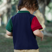 Load image into Gallery viewer, Baby Kid Boys Color-blocking Polo Shirts Wholesale 230411347
